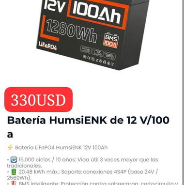 Baterías LifePO4 para inversores - 2/5