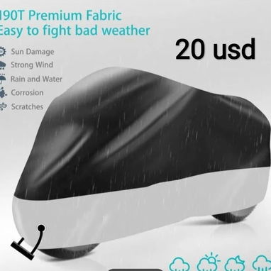 Capa para moto grande, triciclo. Compresores, soporte de teléfonos, mallas - Img 123298162
