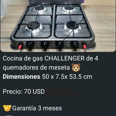 Cocinas de gas para meseta (de 1 a 4 hornillas), varios modelos - 5/8