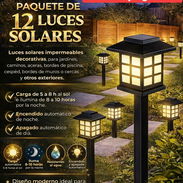 Juego de faroles solares - Img 57854756