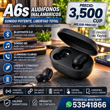 AUDÍFONOS INALÁMBRICOS - 7/8