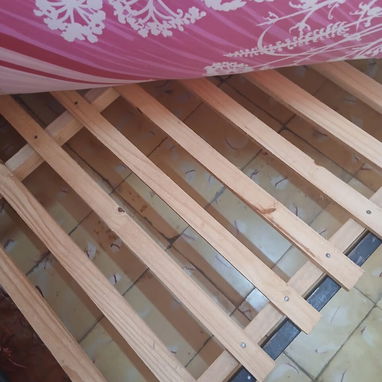 Cama camera de tubo y colchón de muelle - 2/6