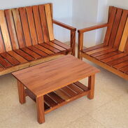 Atención, vendo un juego de muebles como nuevo, hecho con madera de buena calidad❗️❗️❗️☝🏻🤩 - Img 45620372
