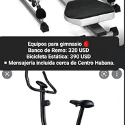 Bicicleta estática y banco de remo - Img 55365970