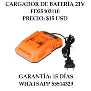 CARGADOR DE BATERÍA 21V FD25402110, ENTREGA DE FACTURA. VARIEDAD DE ELECTRODOMÉSTICOS, ÚTILES DEL HOGAR, PINTURAS, ETC - Img 53160585