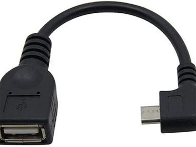CABLE OTG A MICRO USB DE 90 GRADOS 2.0 - Img 65558953