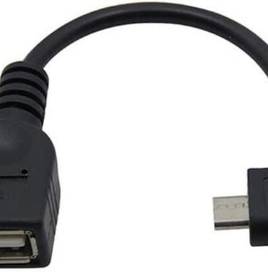 CABLE OTG A MICRO USB DE 90 GRADOS 2.0 - Img 65558953