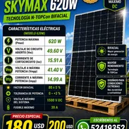 Paneles solares 620 watts - Img 57222631