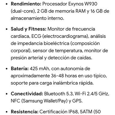 Reloj Samsung Galaxy Watch 6 Classic 47mm - Img 117019420
