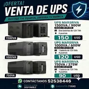 Ofertas de backup rebajas por cantidad 1500VA 900W 150USD 1000VA 600W 120USD 750VA 375W 90USD 7 días de garantía Mens - Img 56373143