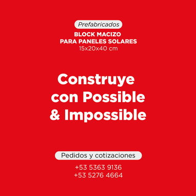 BASES DE BLOQUES MACIZOS PARA PANELES SOLARES - 4/4