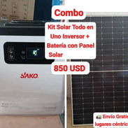 Combo de todo en uno de 1kw con batería de 2kw Sako con panel solar - Img 55479577