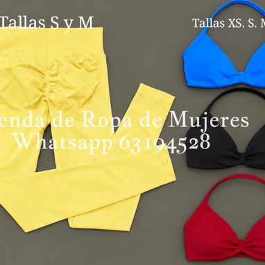 Licras Originales Shein no transparenta talla S solo disponible amarillo y verde - 3/4