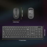 Combro o juego de Teclado y mouse inalámbrico Rii Standard Office - Img 56130224