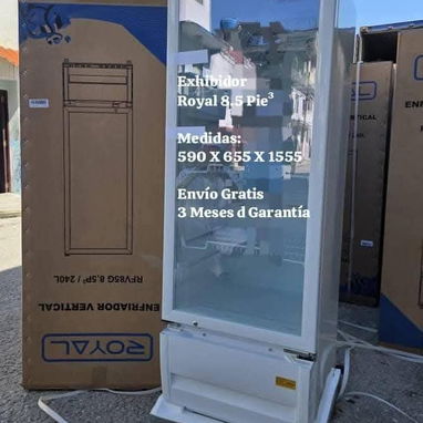 Nevera Milexus 9 pie, Exhibidor Royal 8 pie, Refrigerador 7.3, lavadora semi y automática con envío gratis - Img 126168825