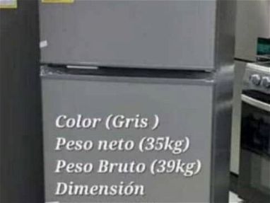 Refrigerador de 8pies nuevo color gris con brillo disponible - Img main-image-45637273