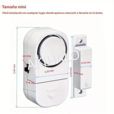 ☎️53544655 🛵 Entrega Disponible ⭐Sistema avanzado inalámbrico de alarma de seguridad (Pack de 3u) ⭐ - Img 103873933