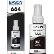 🔹 TINTA negra EPSON 664 65ml ORIGINAL 💲 15 usd - Img 58137883
