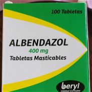 ªª Albendazol 400 mg, 1 Tira de 10 Tableta (Masticables) ªª - Img 45435673