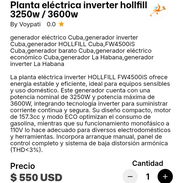 Planta eléctrica invertir 3250w - Img 56943076