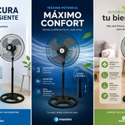 VENTILADOR DE PEDESTAI. VENTILADOR DE PIES. - Img 55827986