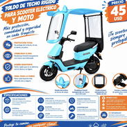 TOLDO DE TECHO RÍGIDO PARA SCOOTER ELÉCTRICO Y MOTO - Img 57978922