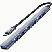 🍀Hub USB-C de 7 Puertos – USB 3.0 Ultradelgado🍀 - Img 55135901