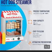 Hot dogs maquina de pan con perros calientes - Img 56277445