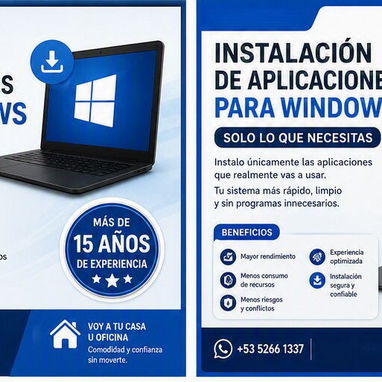 📢 - 4k – Instalación de Aplicaciones para Windows - 2/2
