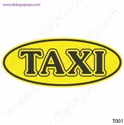Rotulos pegatinas para TAXI, personalizadas en vinilo adhesivo - Img 47927573