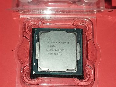 Micro Intel i3 8100 3.60GHz octava-novena generación $ 1200 CUP + 8Gb RAM (2x4Gb) 2400MHz $ cada una 6000 CUP - Img main-image-45761275