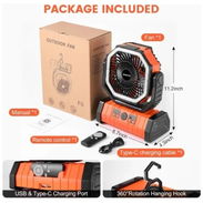 Ventilador F6 Recargable 20000mAh 15W - Img 55845582