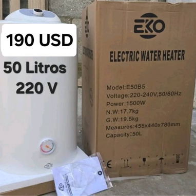 Calentadores de Agua Eléctricos 110 y 220 V. Precio, Lts y Marca en las Fotos. Domicilio Incluído en La Habana - 3/4