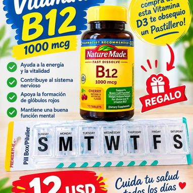 Vitamina b1 b6 b12, aceite higado bacalao, vitamina C, b12, D3 - 3/6