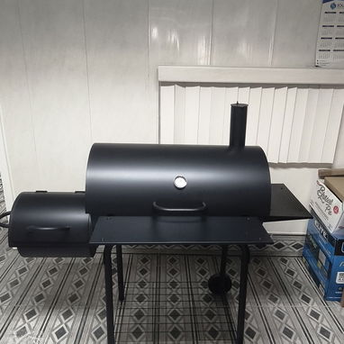 Parrilla de Carbón con Ahumador Lateral BBQ, Garantía de 7 días, Entrega por un mínimo costo adicional para toda La Haba - Img 118419592