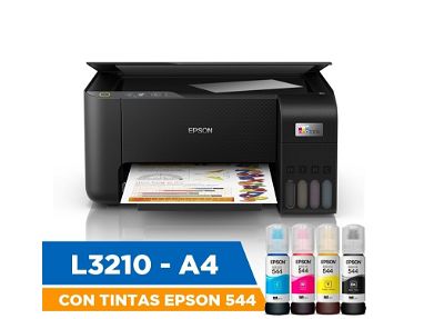 Impresora Epson L3210, con 9424 paginas impresa - Img main-image