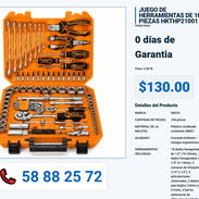 JUEGO DE HERRAMIENTAS DE 100 PIEZAS HKTHP21001 VPT-0192 - Img 55992453