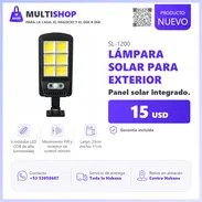Lámpara solar con panel - Img 58233775