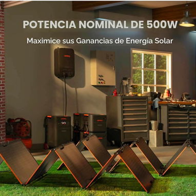 PANEL PLEGABLE JACKERY 500 W. NUEVO CON SU CABLES Y BOLSO - 2/2