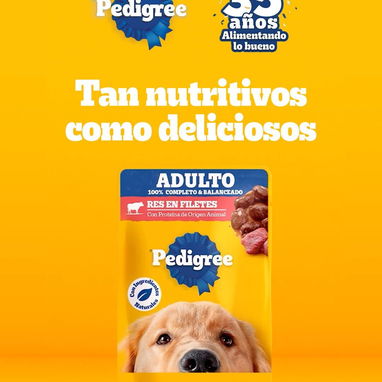 PEDIGREE® SOBRE – RES EN FILETES 150g - 2/5