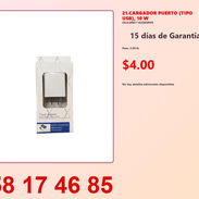 21.CARGADOR PUERTO (TIPO USB), 10 W - Img 54822216