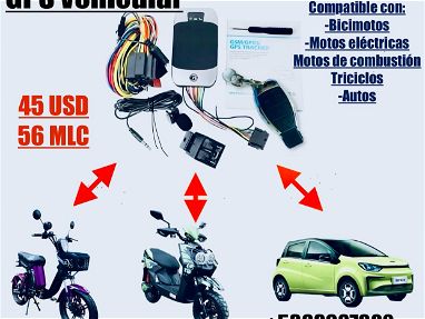 Sistema GPS compatible con motos, bicimotos, triciclos y autos! Seguridad y control de su vehículo! - Img main-image-45655837