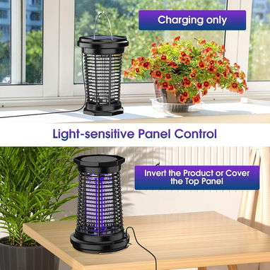 🦟 MATA MOSQUITOS ELÉCTRICO PALONE SOLAR 4500V + USB-C + LUZ LED – ENVÍO DISPONIBLE + GARANTÍA - 6/9