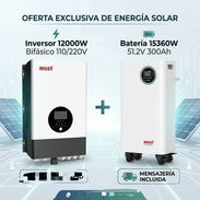 Kit de 12 con 15 kwh must.5050 usd con mensajería incluida.Tenemos combos con paneles y lo instalamos. - Img 57871153