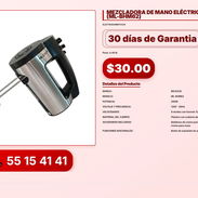 MEZCLADORA DE MANO ELÉCTRICA MILEXUS (ML-BHM62) VPT-0192 - Img 56216182