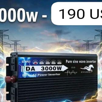 Combo💲650USD Batería Litio lifepo4 12.8v 100A BMS con Bluetooth ➕ Inversor Onda Pura Unizuki 3000w ➕Cargador inteligent - Img 124000611