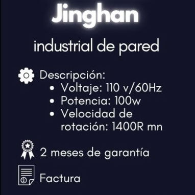 Ventilador Jinghan industrial de pared 20 pulgadas - Img 122948923
