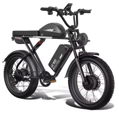 BLUVALL K10 e-bike fat tire black 3000W 52V 43Ah dual beat. LCD - 7/7