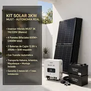 ☀️ KIT SOLAR 3KW MUST - AUTONOMÍA REAL ☀️ - Img 57553778