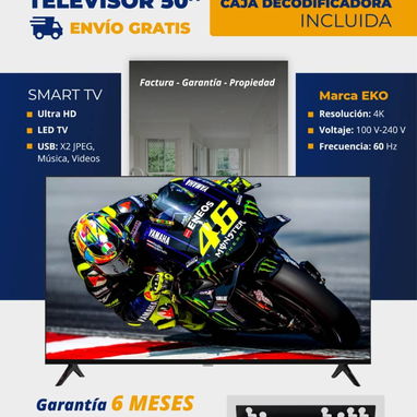 Televisores Smart TV Eko de 32", 43", 50", 55" - 3/4